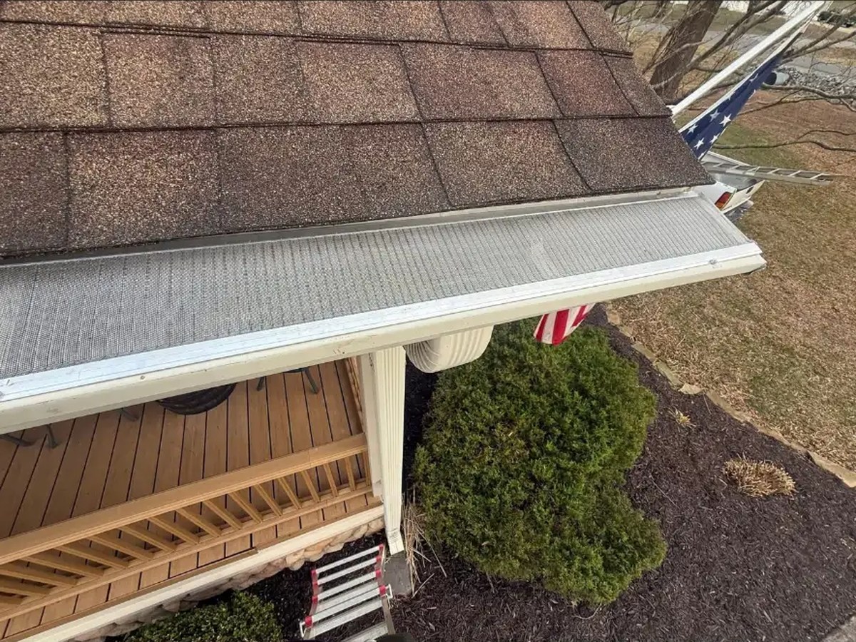 Gutter Cleanout & Micro Mesh Guards — after